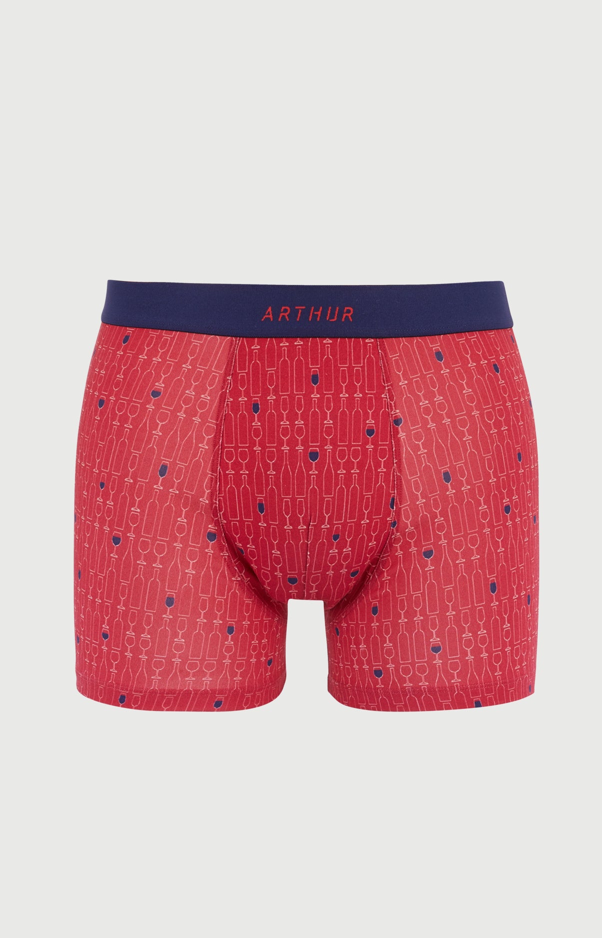 arthur-bob-boxer-coton-bio-mill-sim-bordeaux-l image 3
