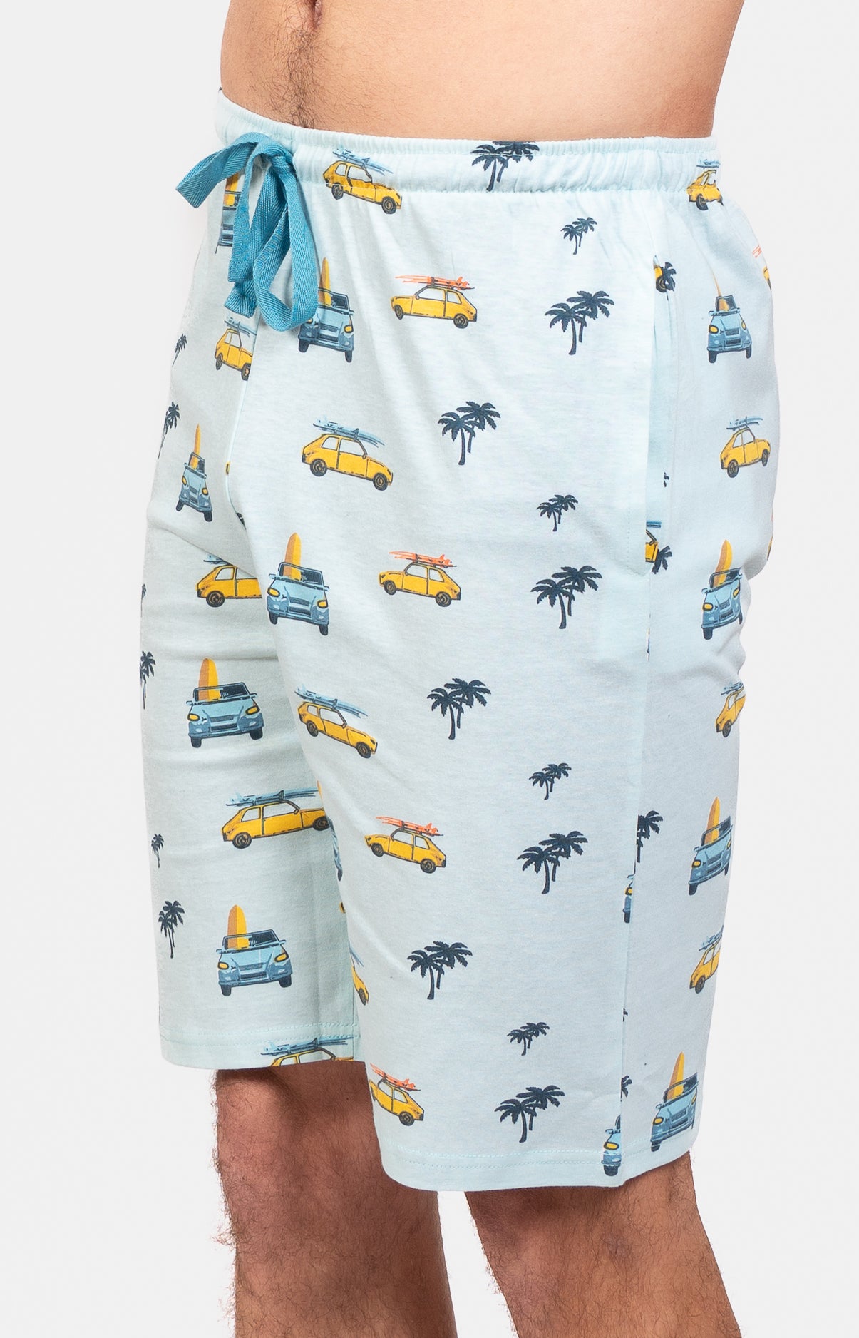 arthur-bob-voiture-pyjashort-homme-coton-ciel image 5