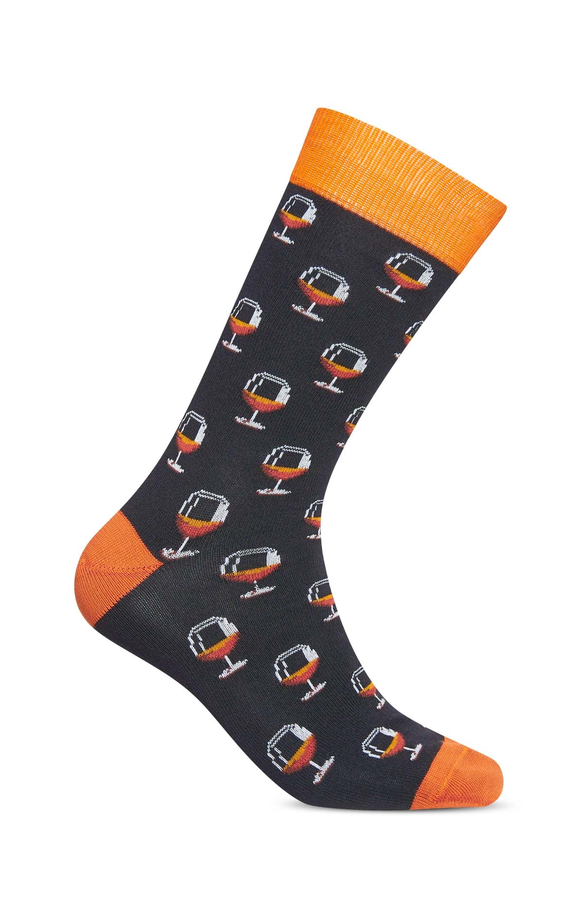 arthur-bob-cognac-chaussettes-coton-noir-40-46 image 1