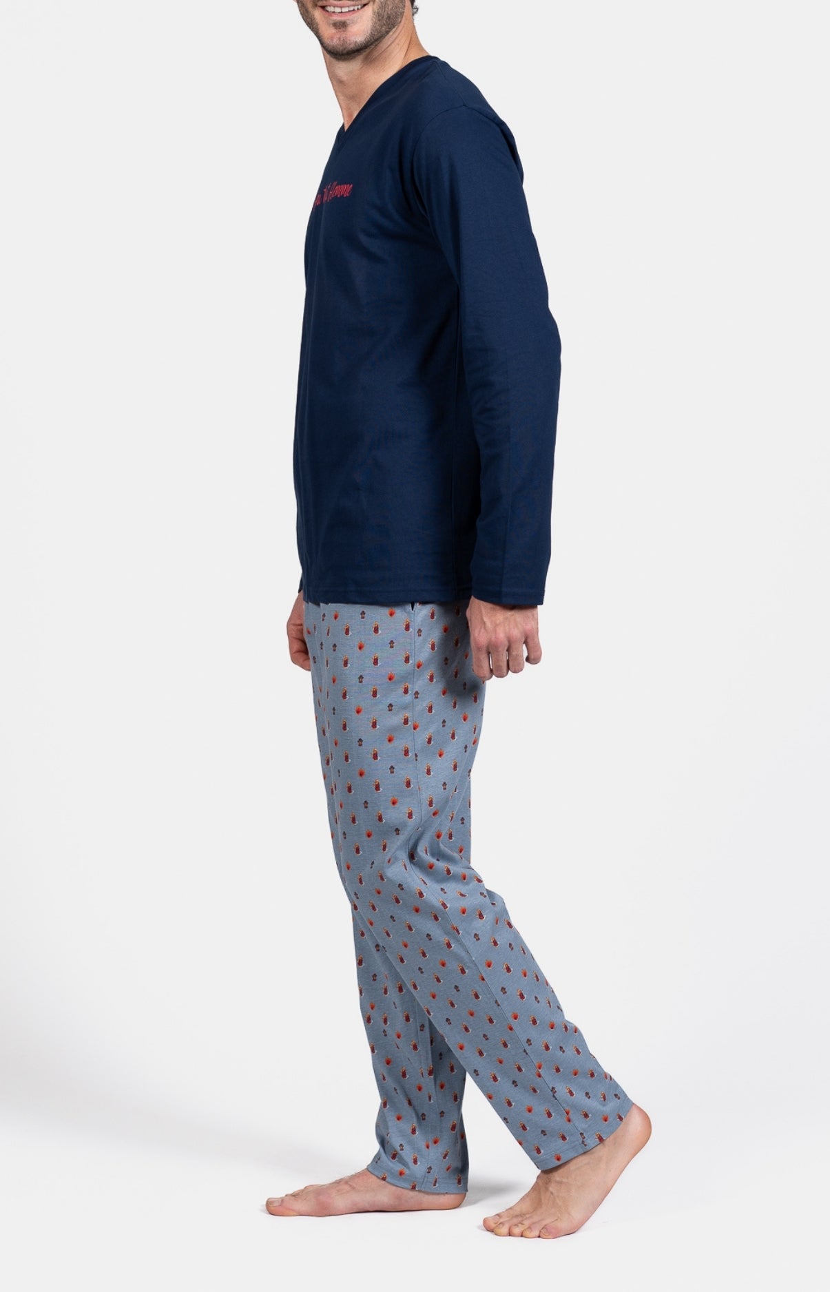 arthur-bob-pompier-pyjama-homme-jean-coton-manches-longues image 5