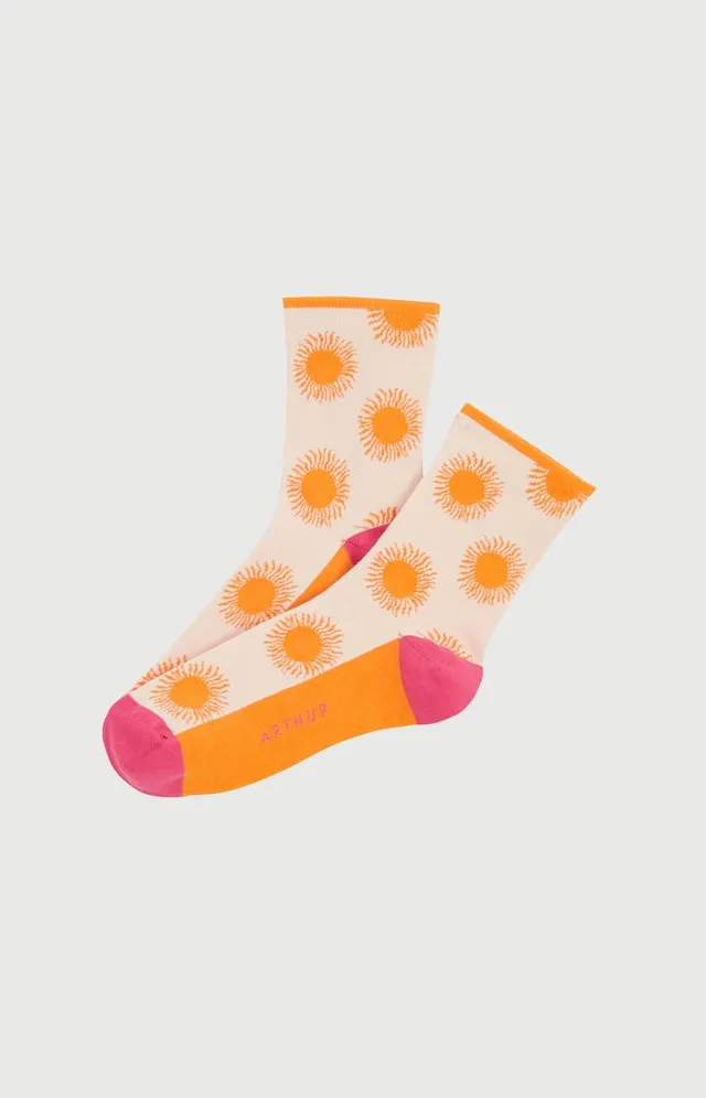 arthur-bob-coucher-de-sommeil-chaussettes-femme-nude-36-40-coton image 1