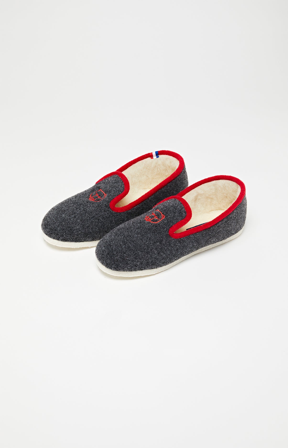 arthur-bob-laine-charentaises-homme-laine-gris image 1