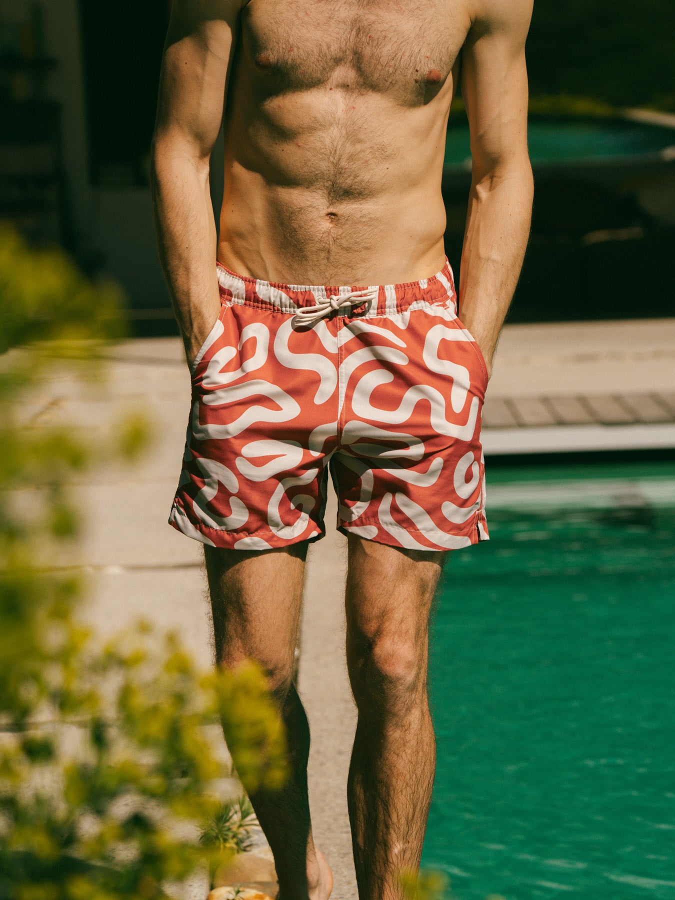 p-trone-maillot-short-de-bain-motifs-d-grad-de-bleus image 7