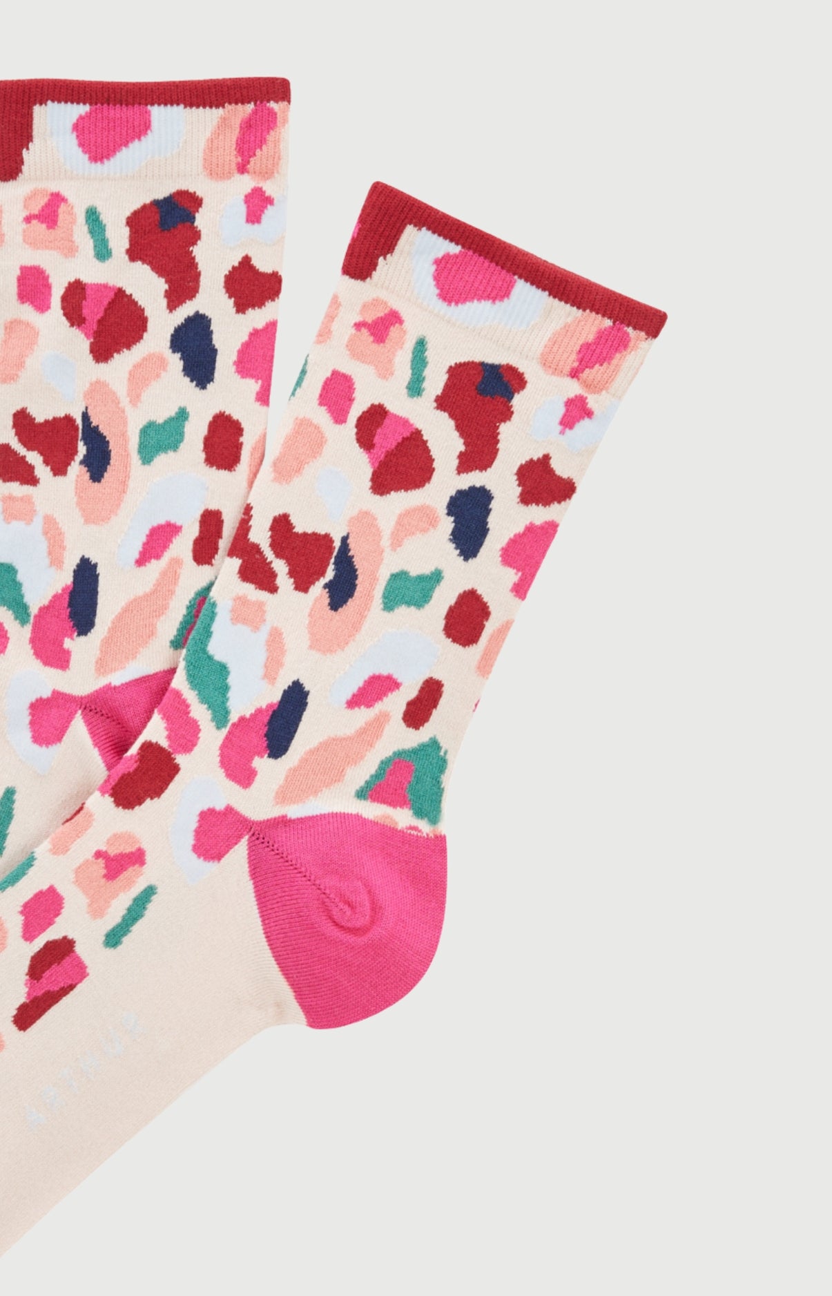 arthur-bob-l-opoldine-chaussettes-multicolore-coton-l-opard image 2