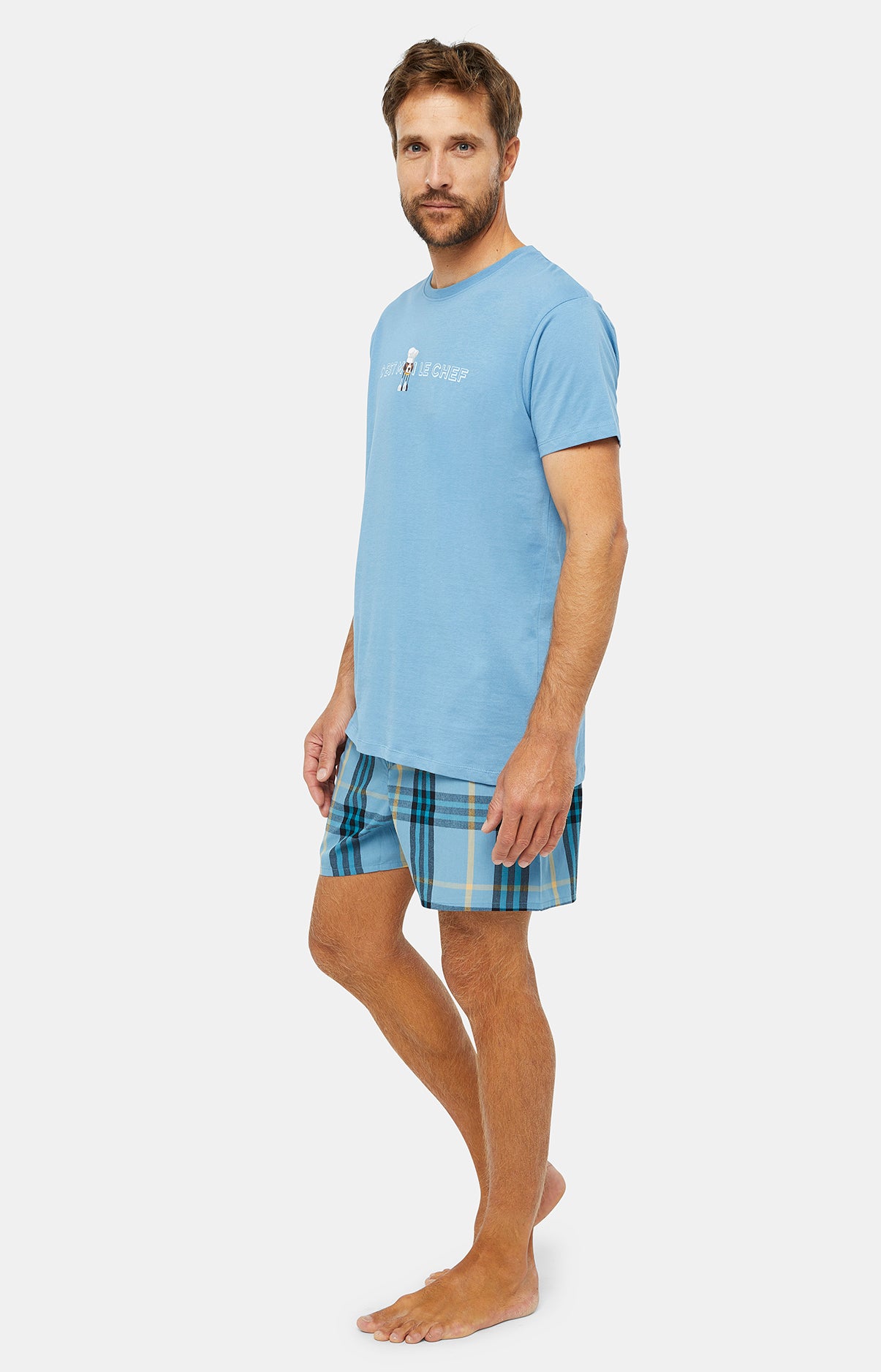 arthur-bob-chef-pyjamericain-coton-homme-atoll image 2