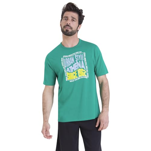 athena-ecopack-ensemble-pyjama-court-coton-vert-noir image 8