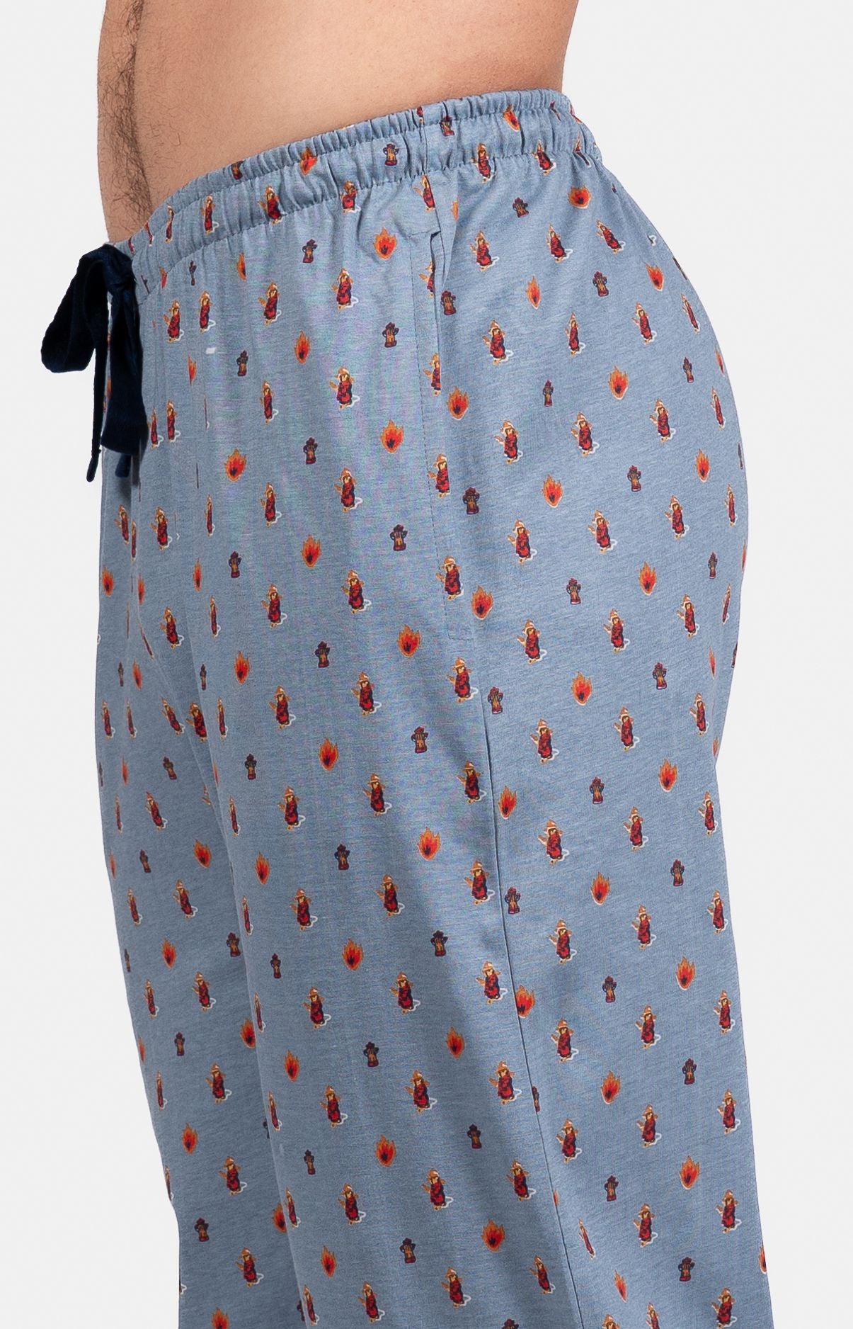 arthur-bob-pompier-pyjama-homme-jean-coton-manches-longues image 4