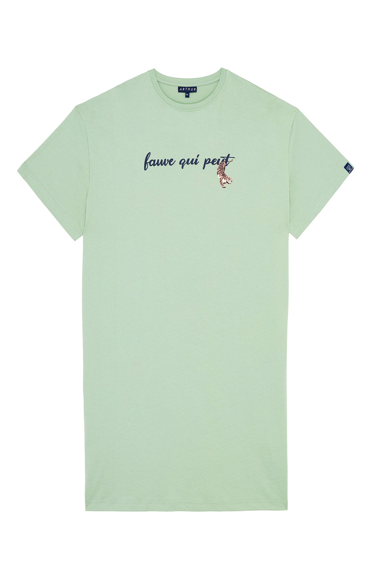 arthur-bob-fauve-qui-peut-maxi-tee-shirt-homme-kaki-bio image 3