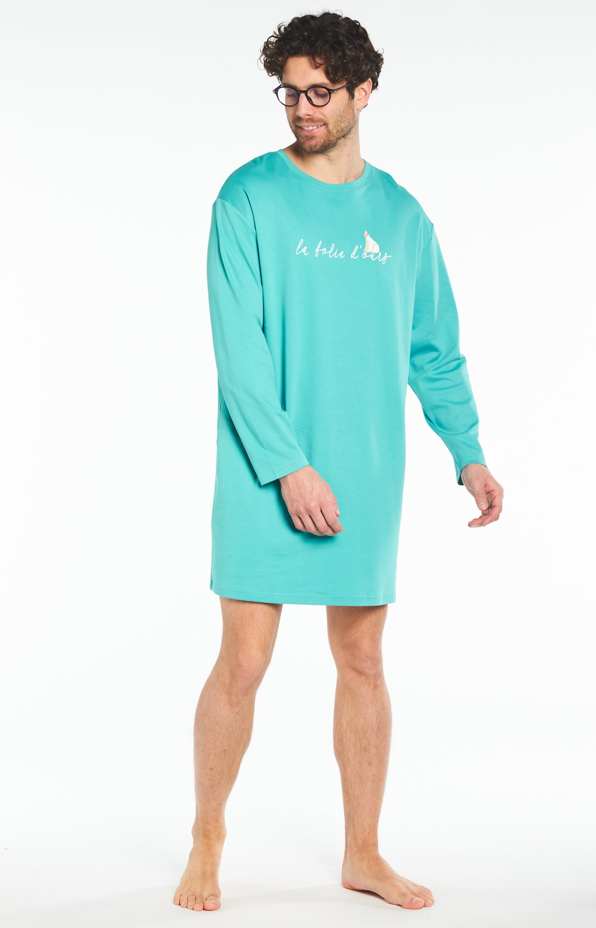 arthur-bob-la-folie-d-ours-chemise-de-nuit-baltique image 1