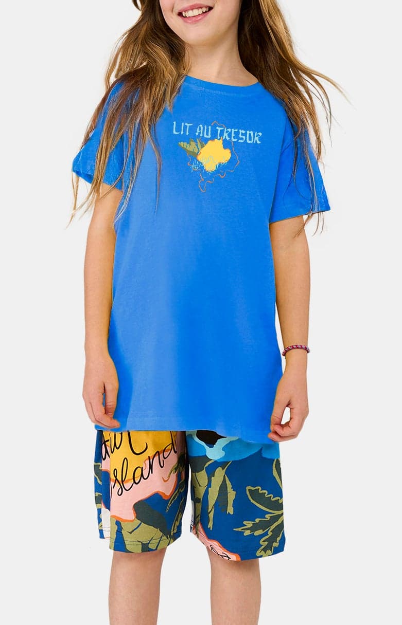 arthur-bob-island-pyjashort-enfant-coton-bio-multicolore image 4