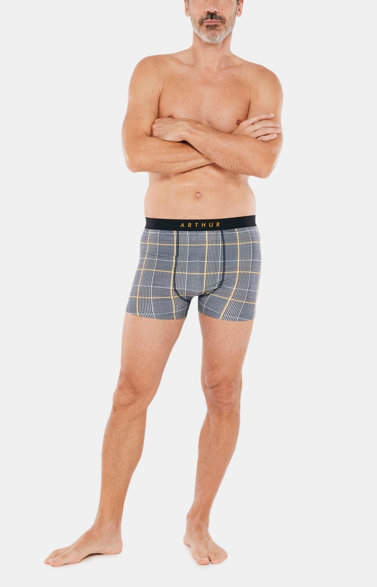 arthur-bob-boxer-charles-microfibre-gris image 2