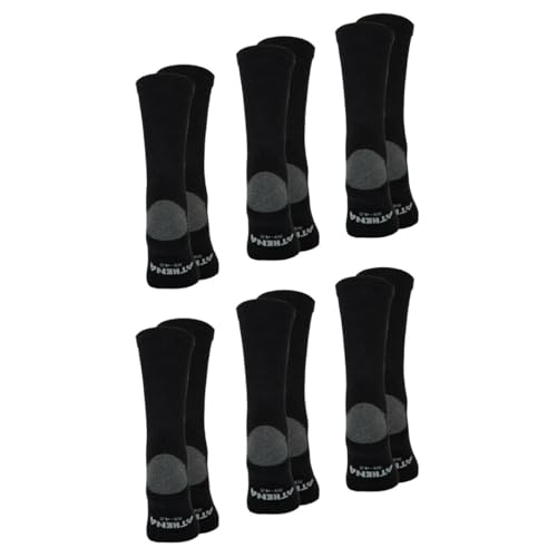 athena-ecopack-sport-mi-chaussettes-homme-noir-x6-43-46 image 6