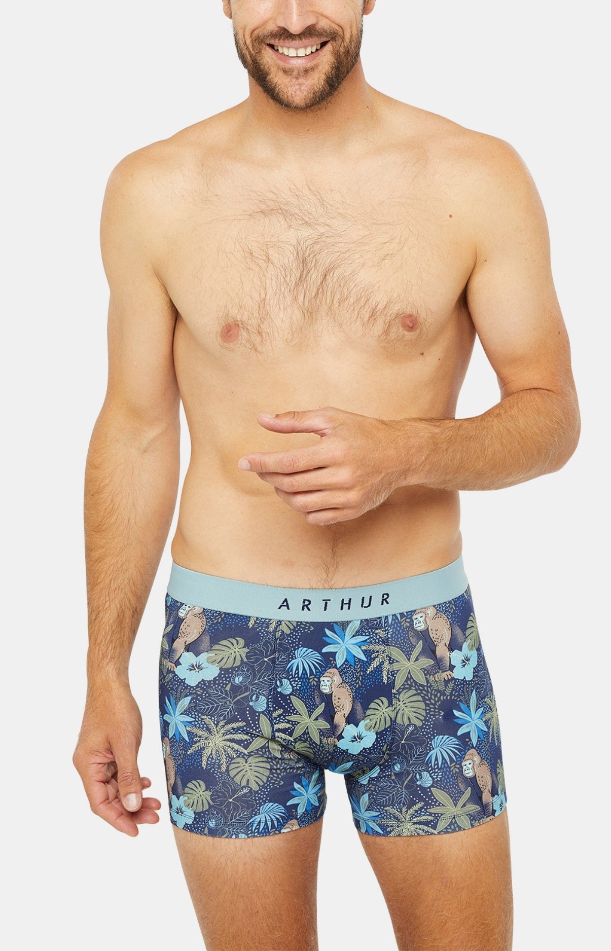 arthur-bob-jungle-marine-boxer-marine-l-coton-bio image 1