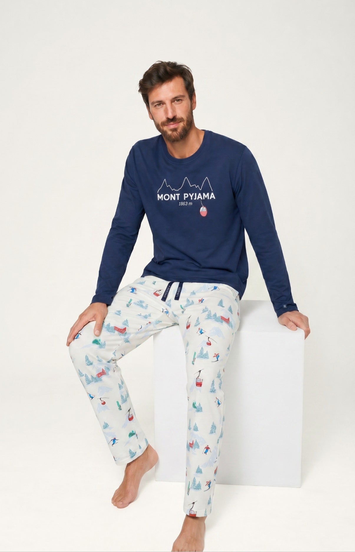 arthur-bob-pyjama-homme-blanc-coton-r-ves-au-sommet image 6