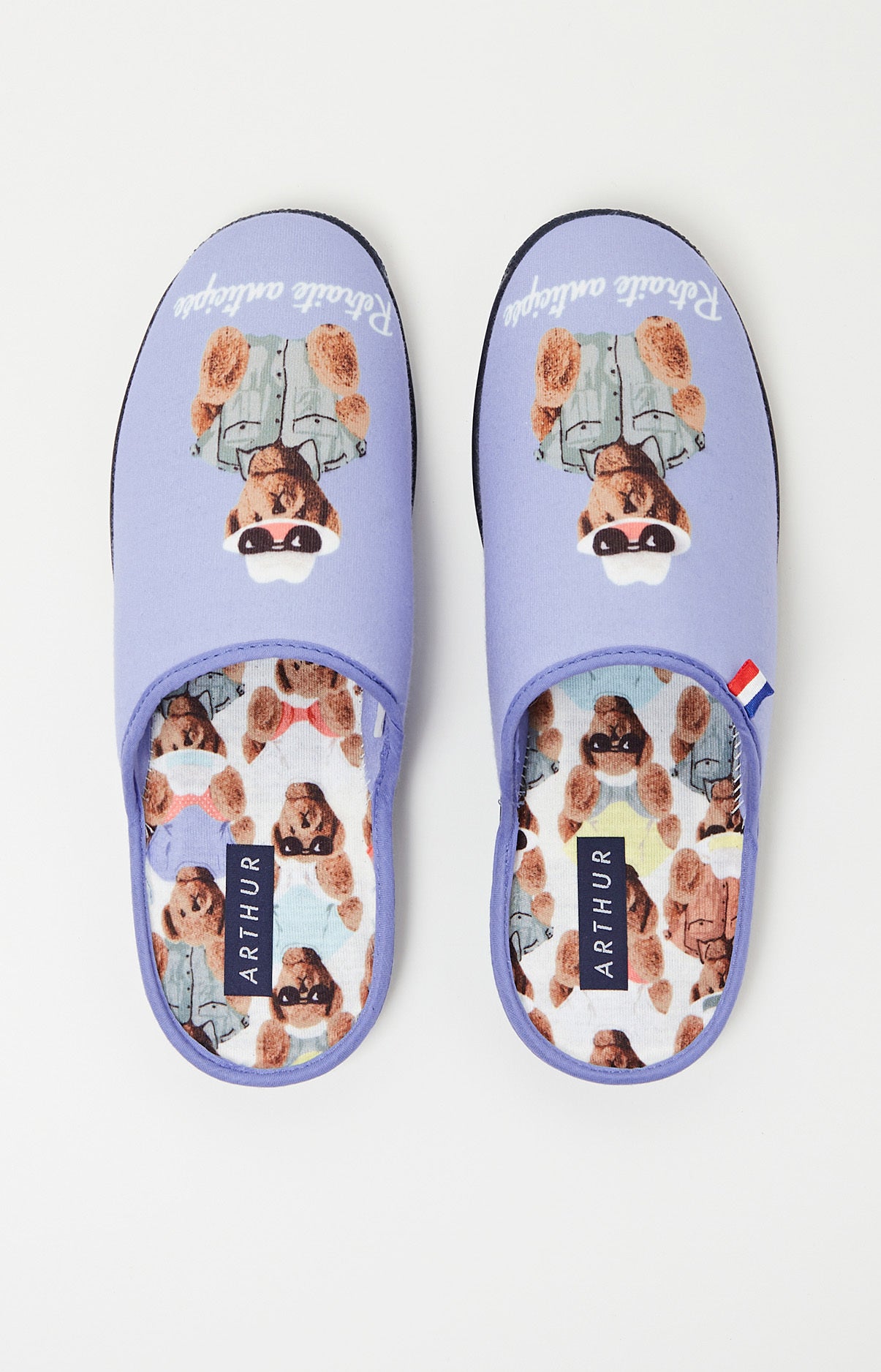 arthur-bob-teddy-azur-mules-homme-azur image 2