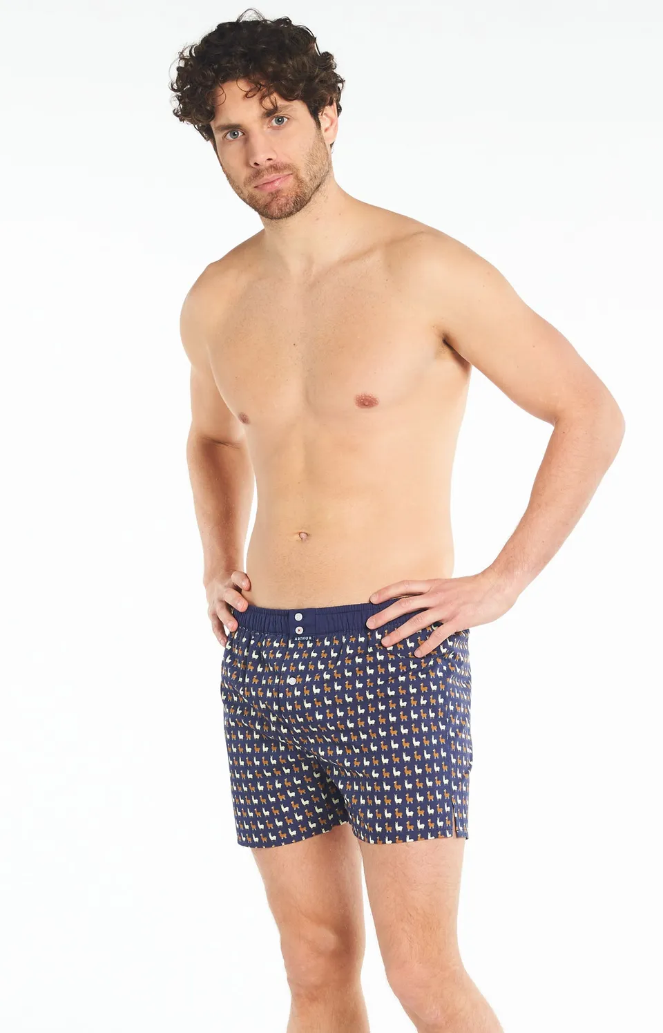 arthur-le-club-932-cale-on-marine-lama-coton-bio image 1