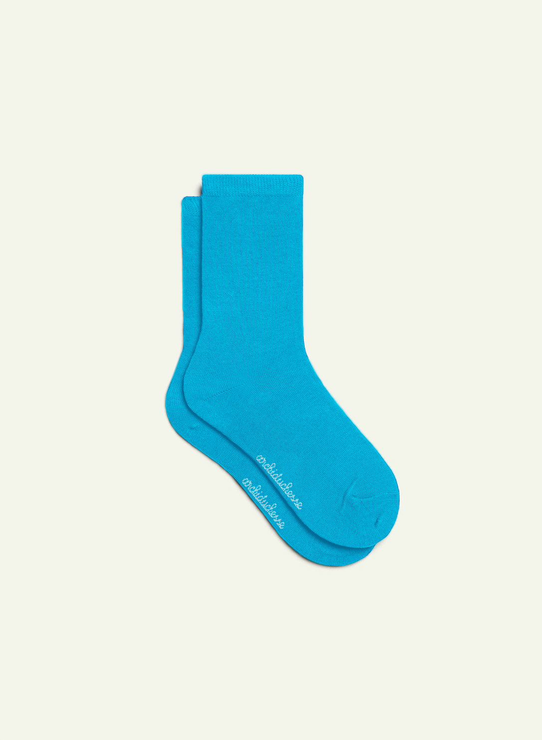 archiduchesse-courte-bleu-canard-chaussettes-courtes-coton image 2