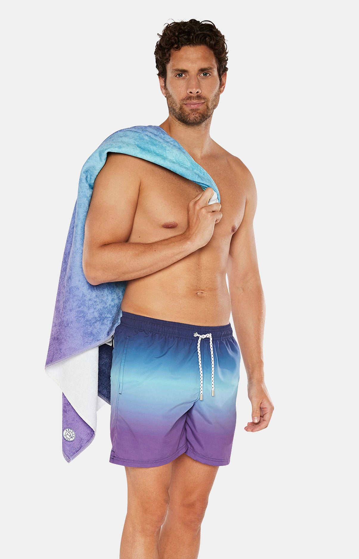 arthur-bob-tie-dye-short-de-bain-marine-s-chage-rapide image 2