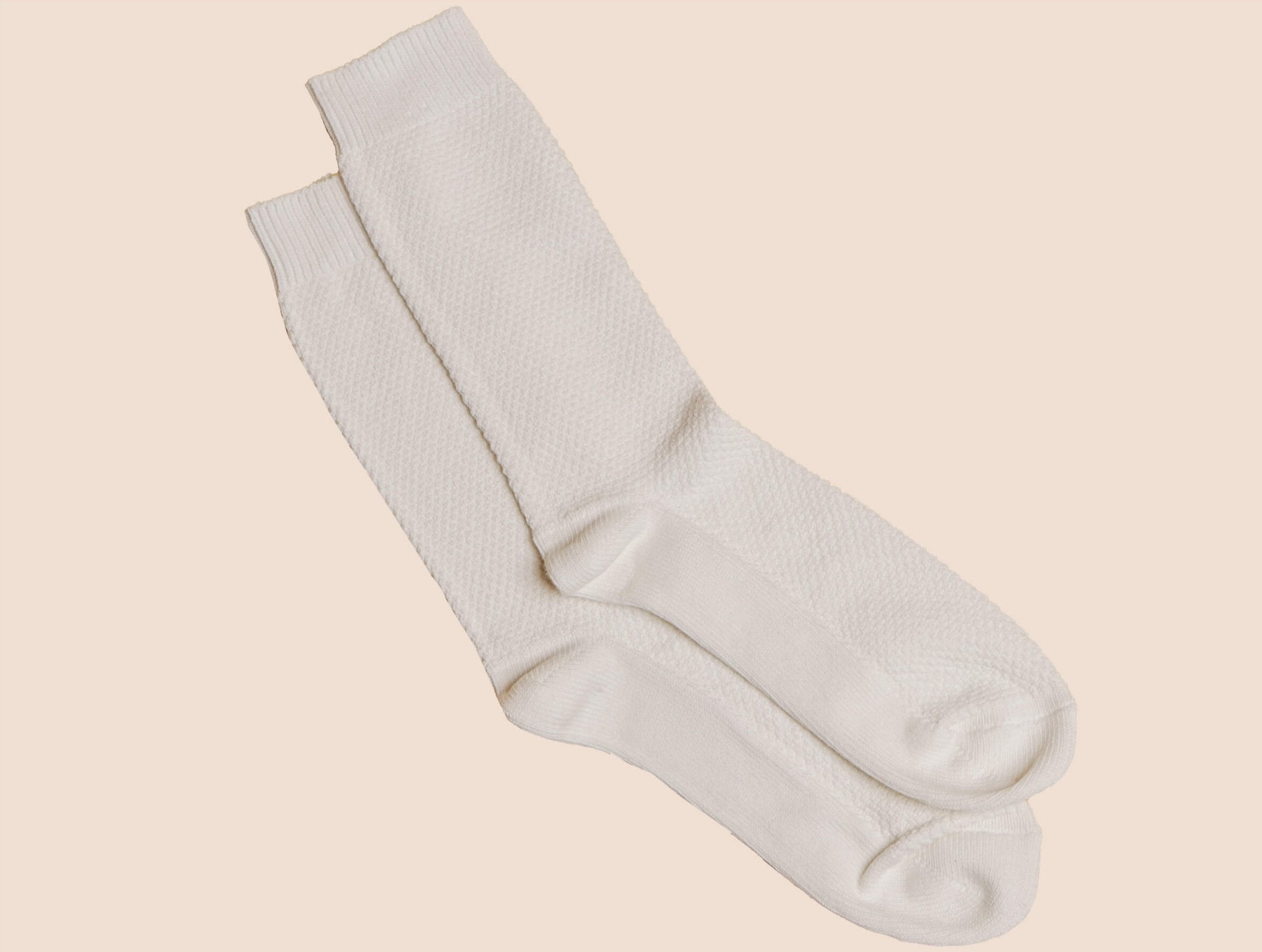 p-trone-chaussettes-gaufr-es-chaussettes-coton-bio-noir-39-42 image 4