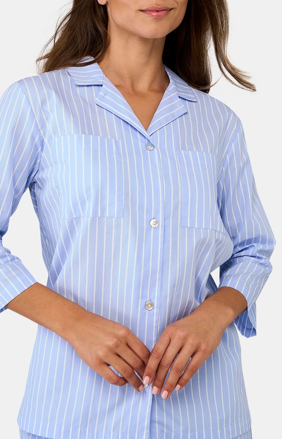 arthur-bob-pyjama-court-mona-pyjama-femme-bleu-ray image 4