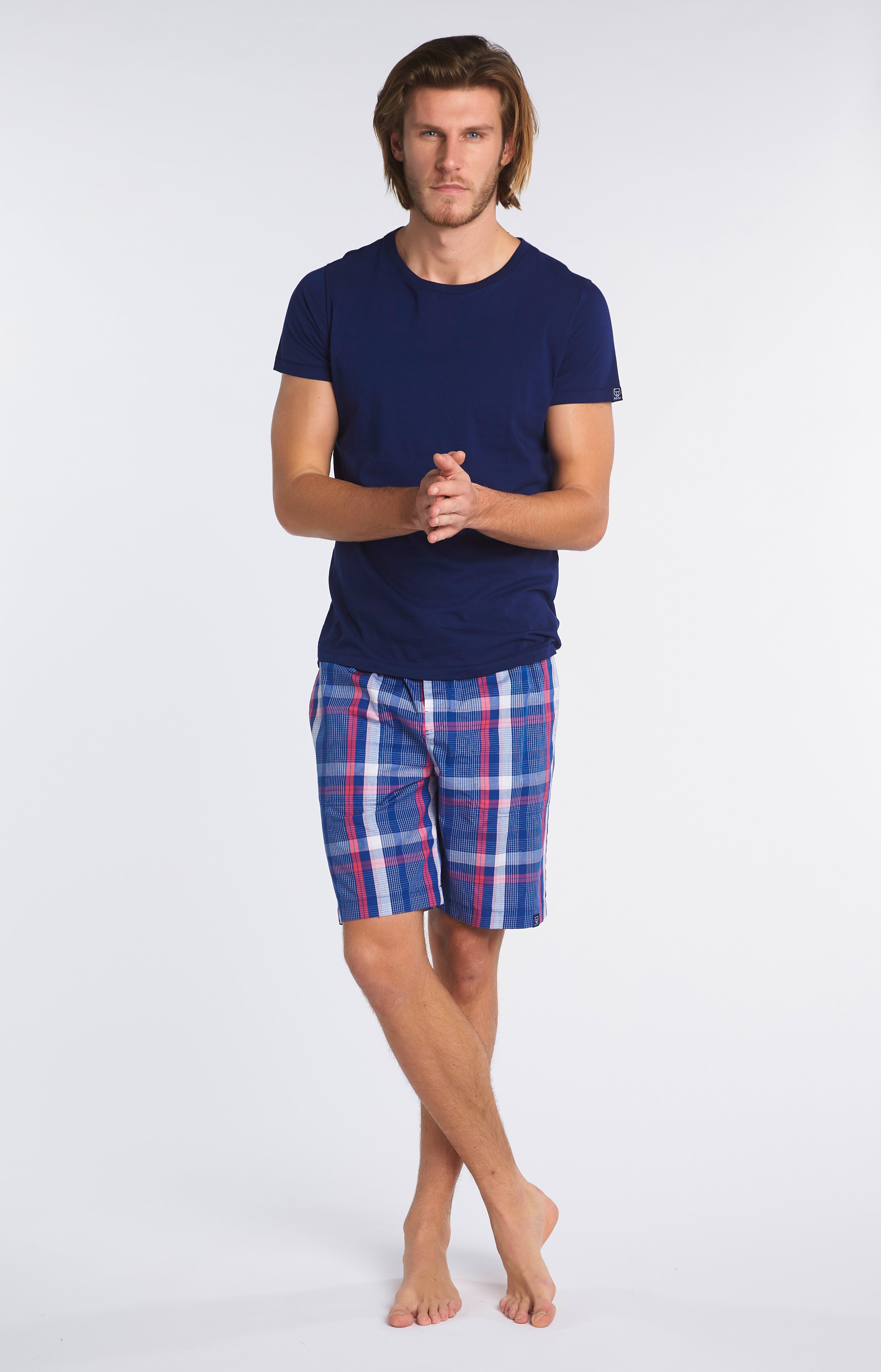 arthur-bob-short-op-ra-tartan-coton-marine-homme-m image 4