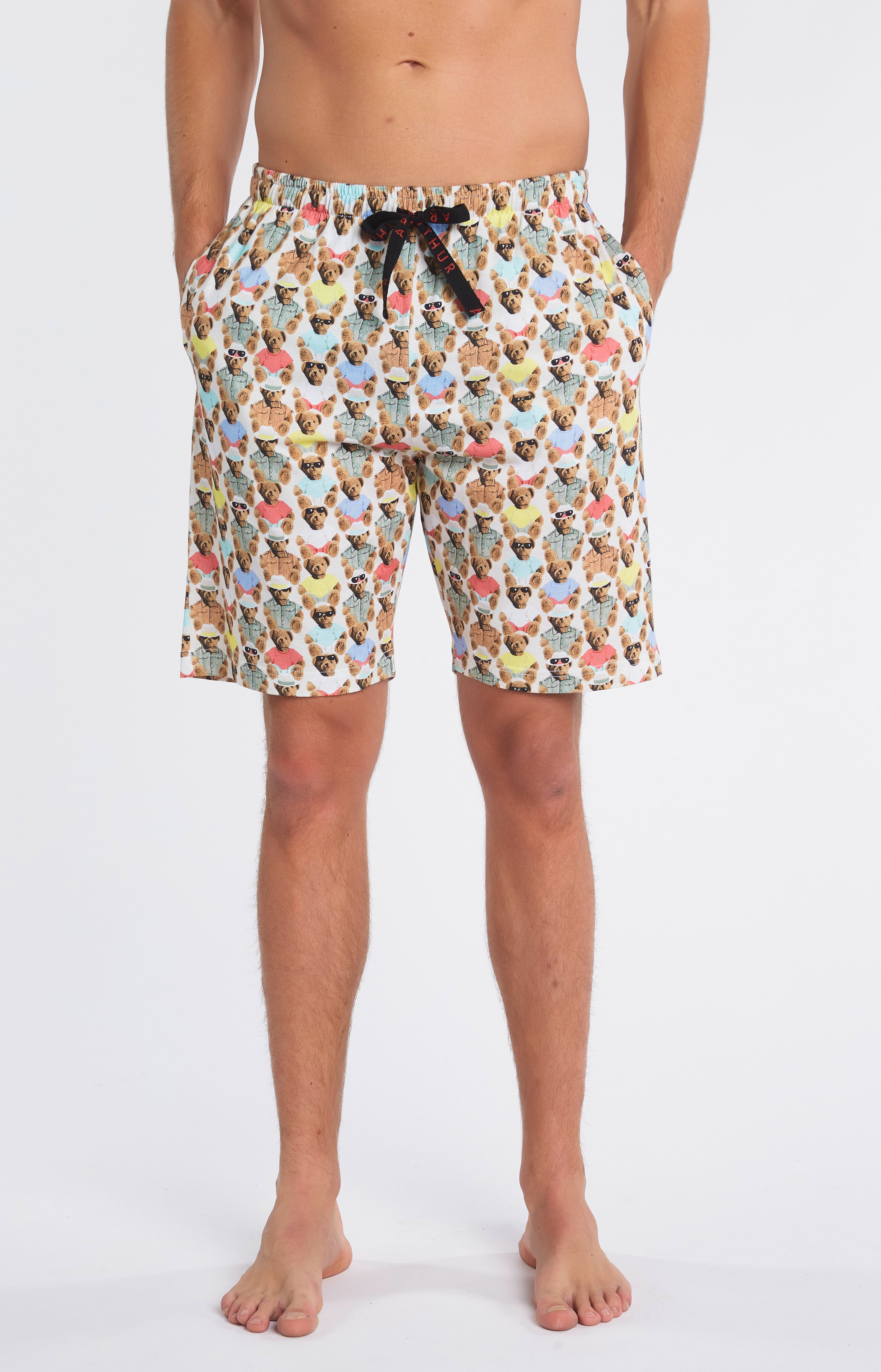 arthur-bob-teddy-pyjashort-coton-bio-homme-multicolore image 6