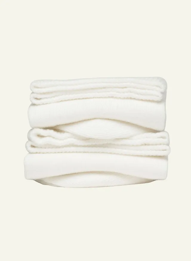 archiduchesse-de-ville-blanc-mouton-chaussettes-coton-blanc image 1