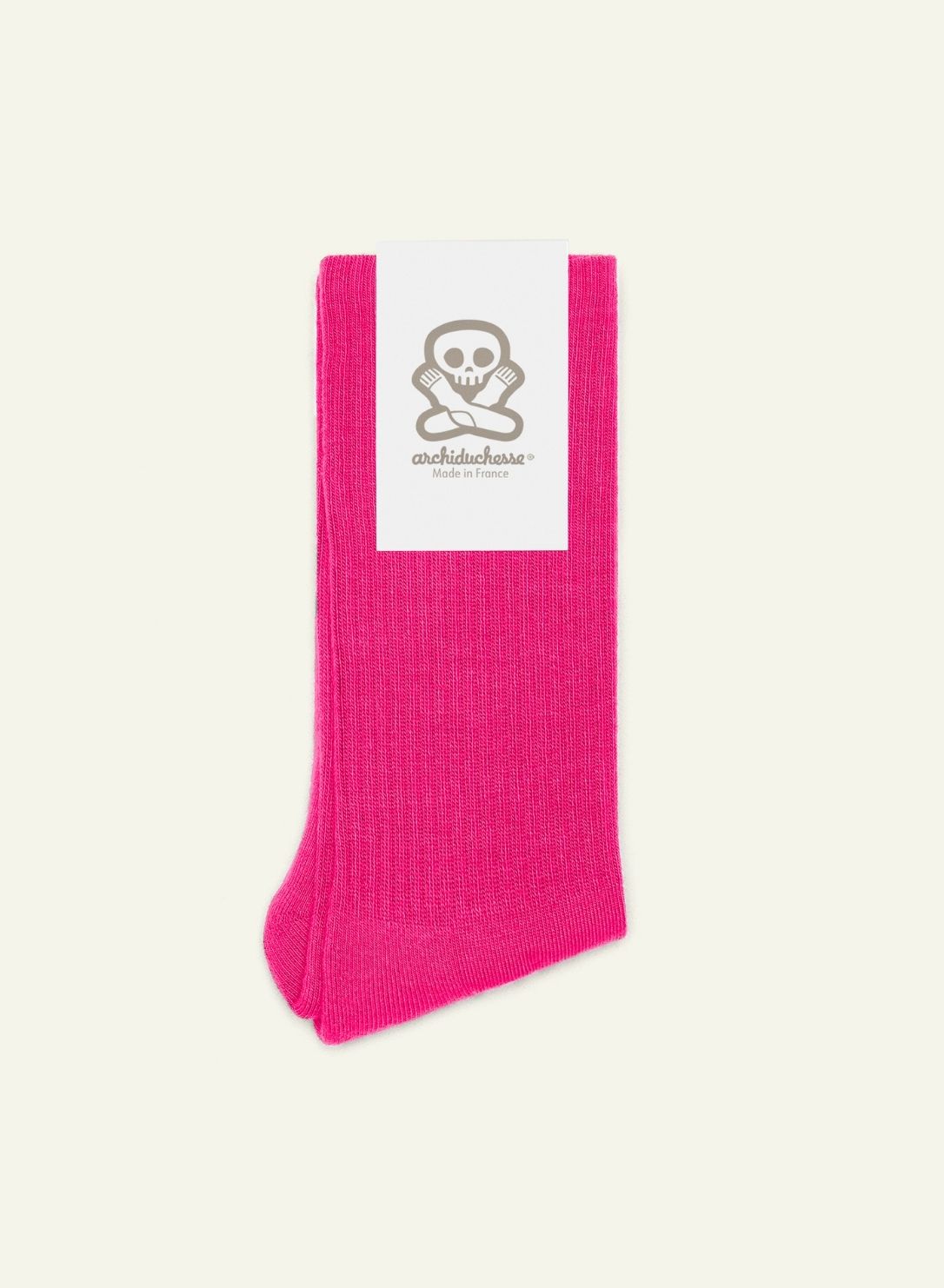 archiduchesse-bouclette-rose-framboise-chaussettes-chaudes image 3