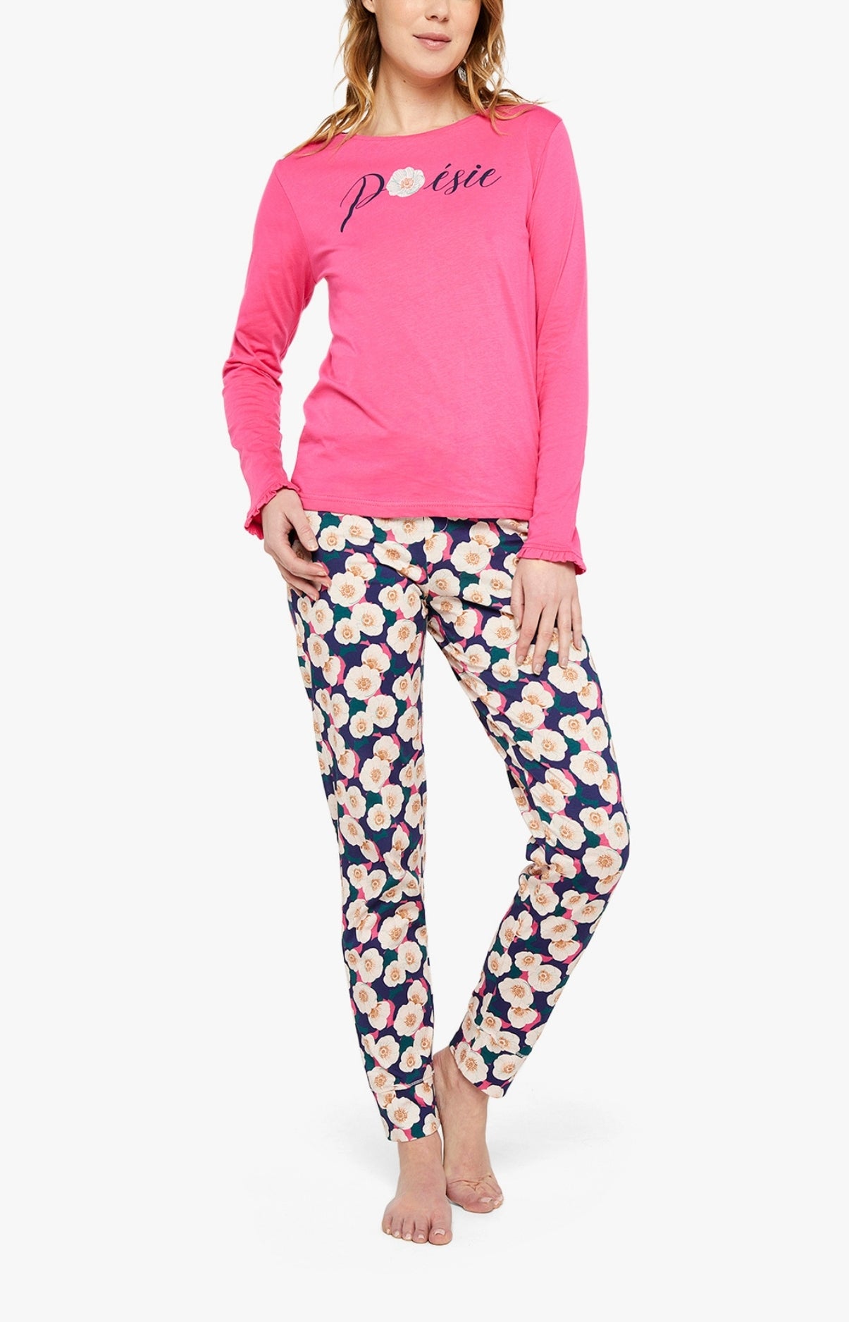 arthur-bob-dahlia-pyjama-coton-bio-multicolore image 1