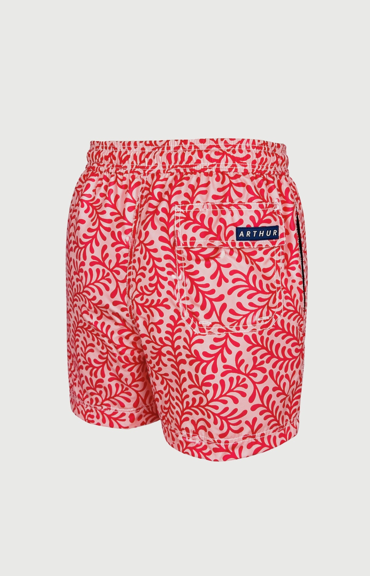 arthur-bob-leaf-short-de-bain-homme-orange-recycl image 5