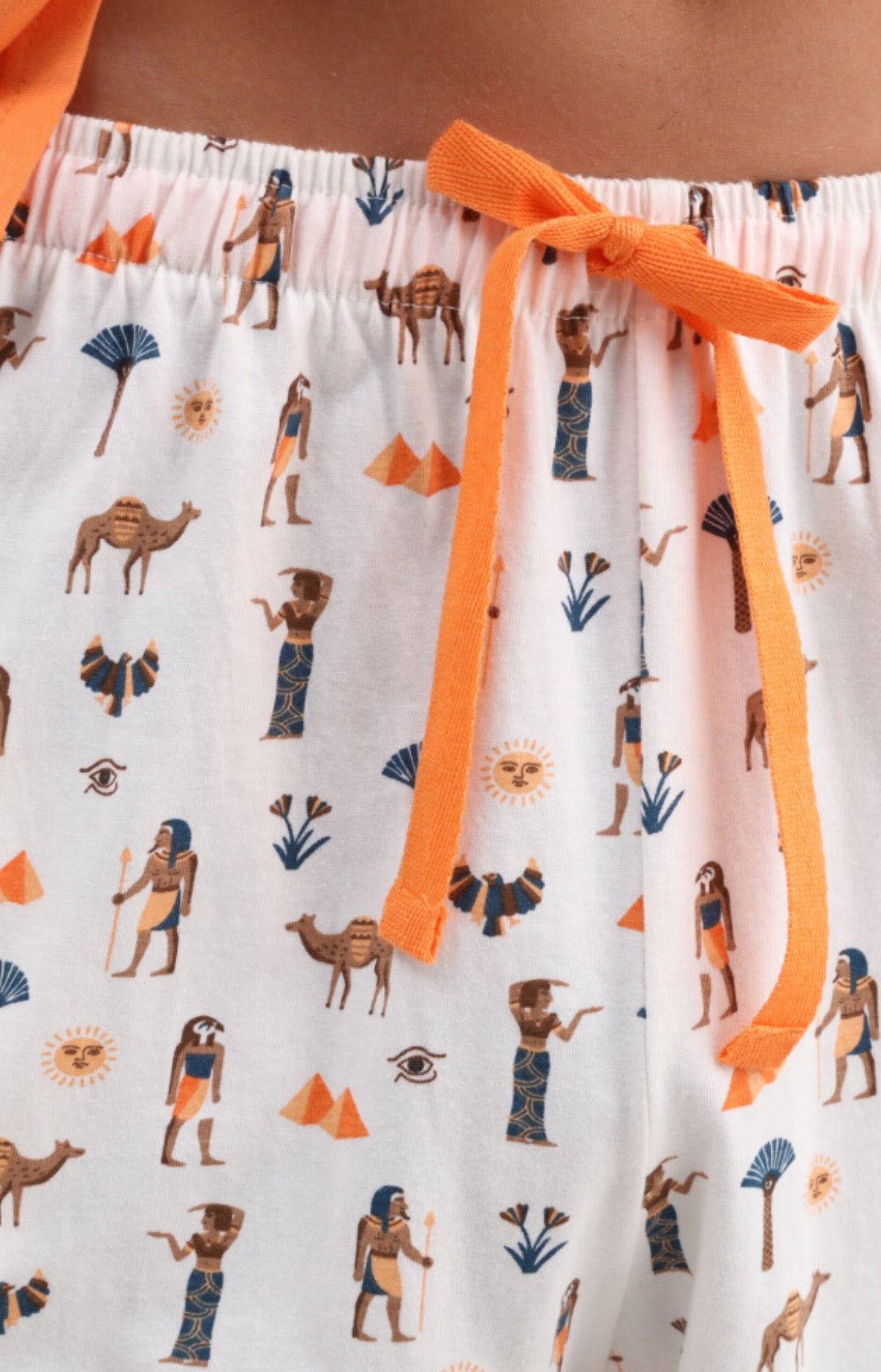 arthur-bob-toucankamon-pyjashort-homme-orange-coton image 3