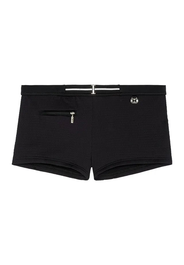 hom-h-fresh-harold-short-de-bain-noir-coupe-droite image 1