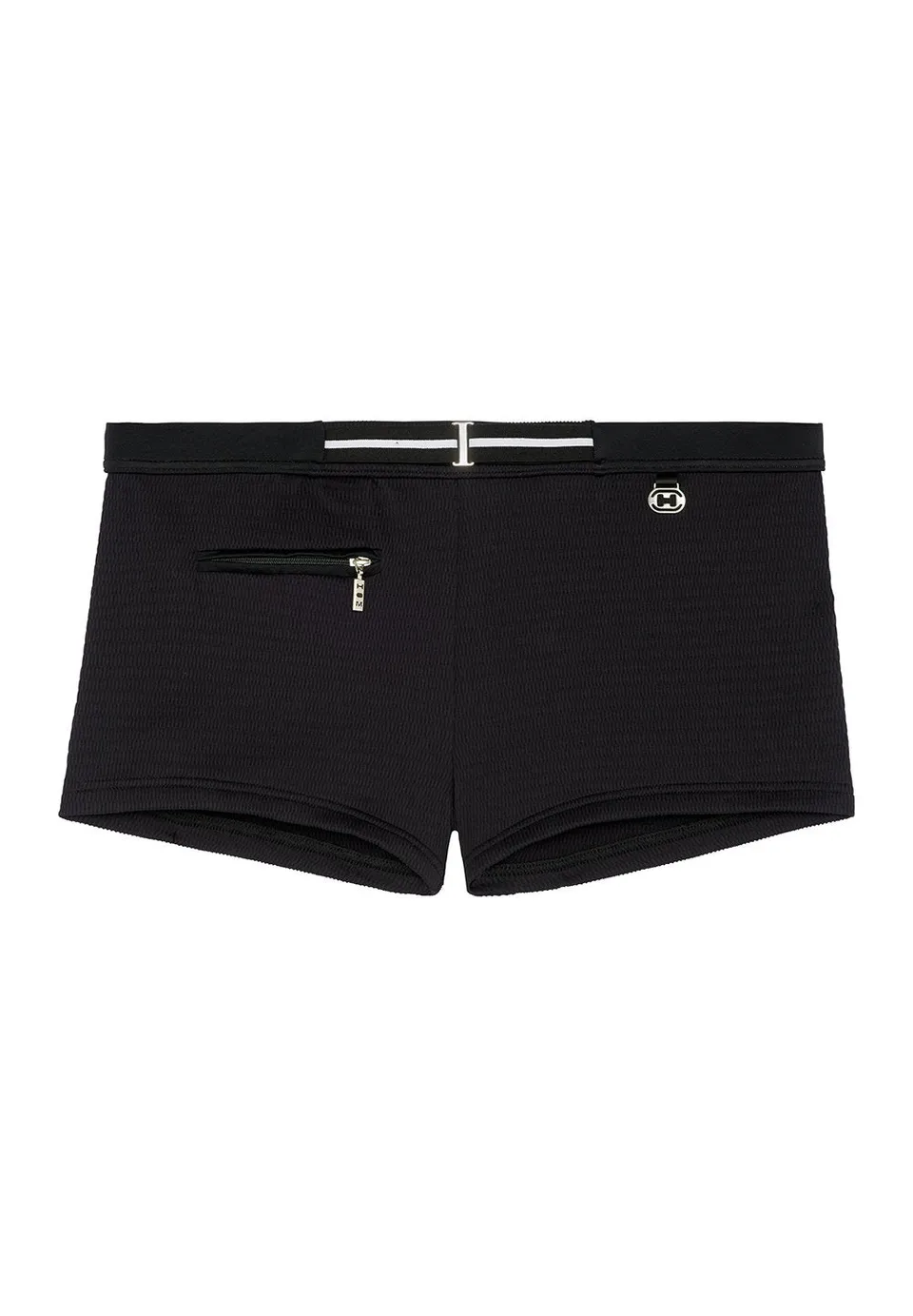 hom-h-fresh-harold-short-de-bain-noir-coupe-droite image 1