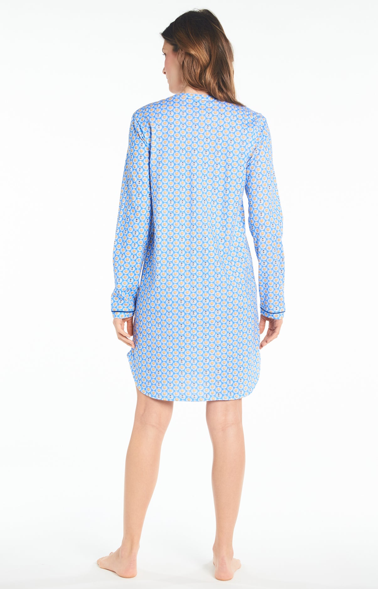 arthur-bob-paquerette-chemise-de-nuit-femme-azur-coton-bio image 7