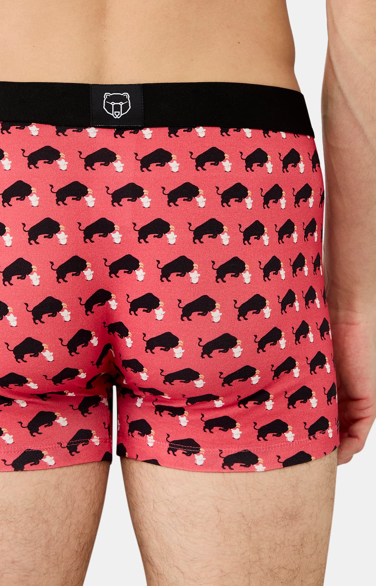 arthur-bob-boxer-ol-toro-jersey-rouge-m-coton-bio image 5