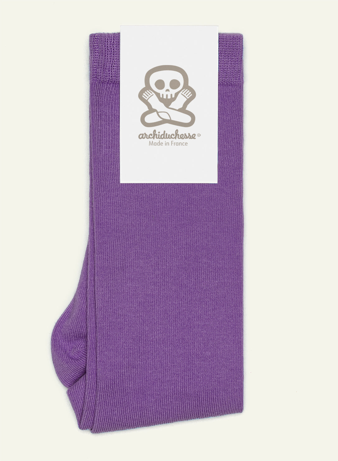 archiduchesse-de-ville-ultra-violet-chaussettes-coton-mi-hautes image 4