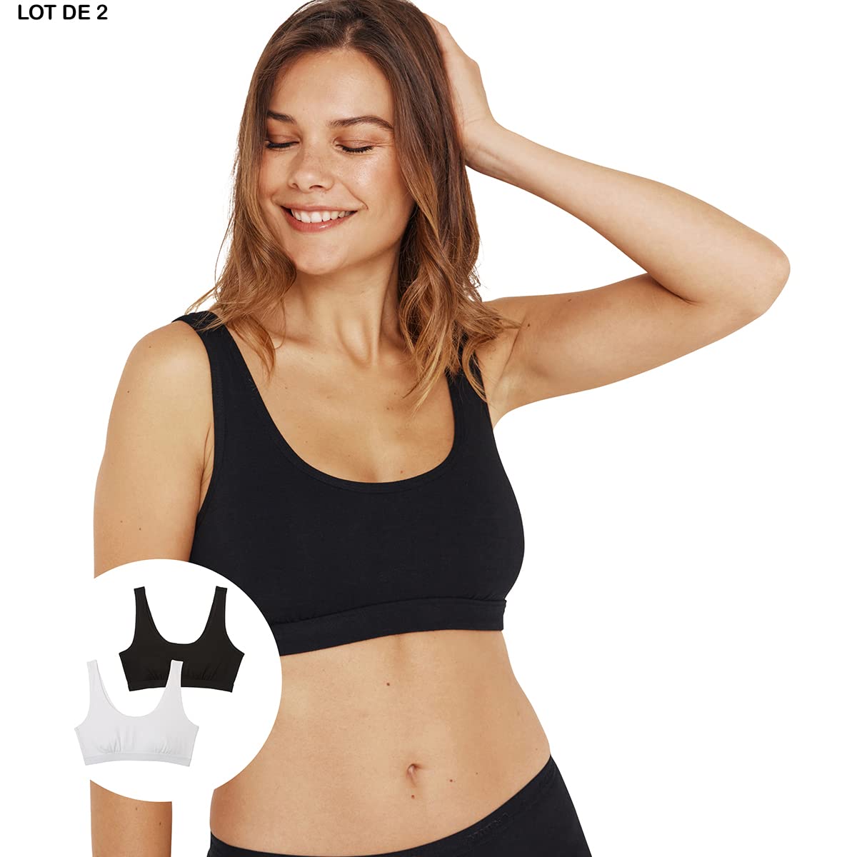 athena-ecopack-basic-l970-soutien-gorge-femme-m-lot-2-noir image 4