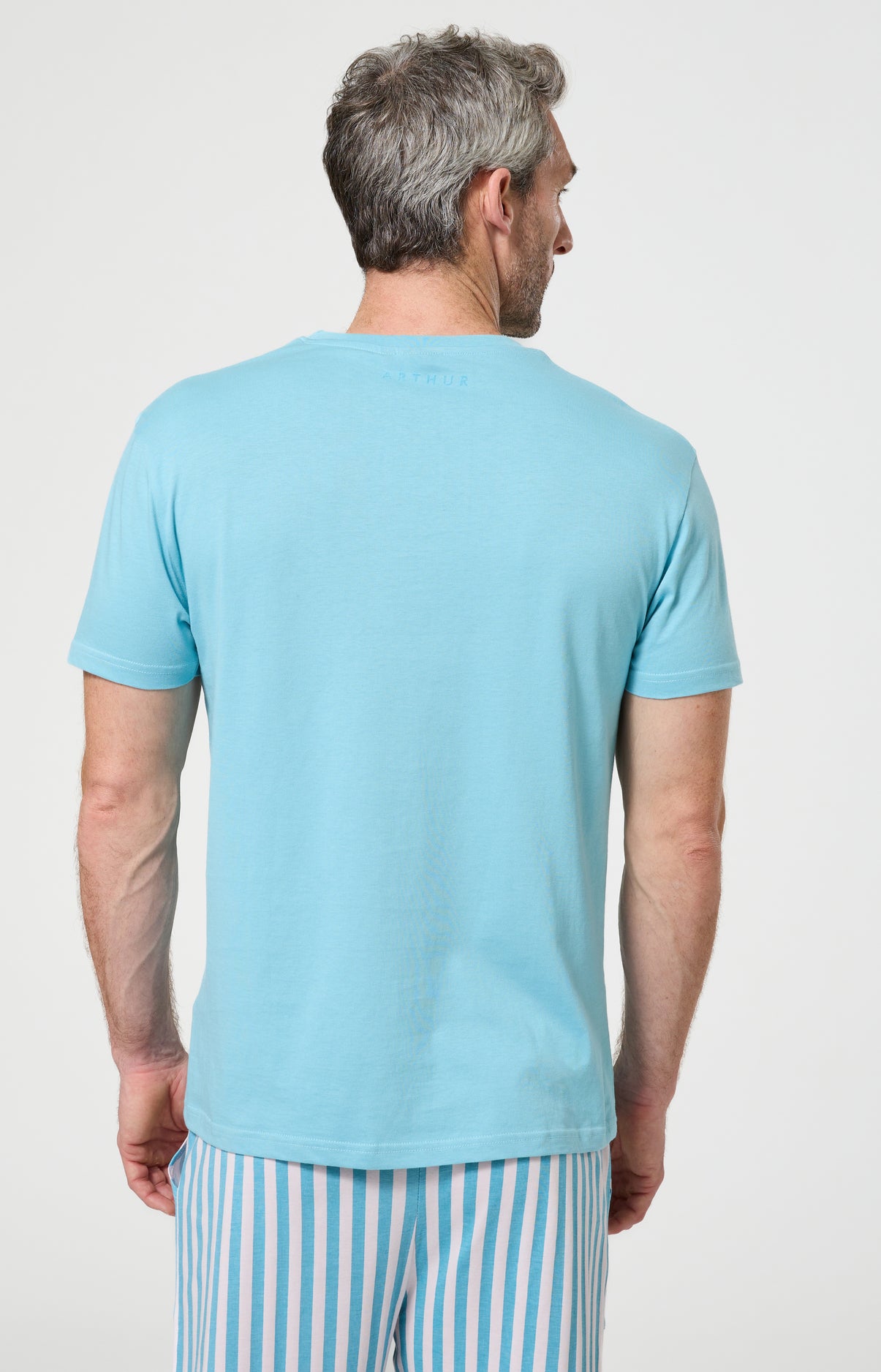 arthur-bob-pacifique-tee-shirt-homme-bio-bleu-pacific image 5