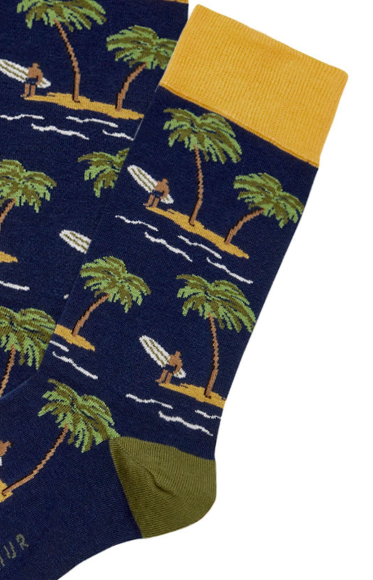 arthur-bob-california-chaussettes-homme-marine-coton image 2