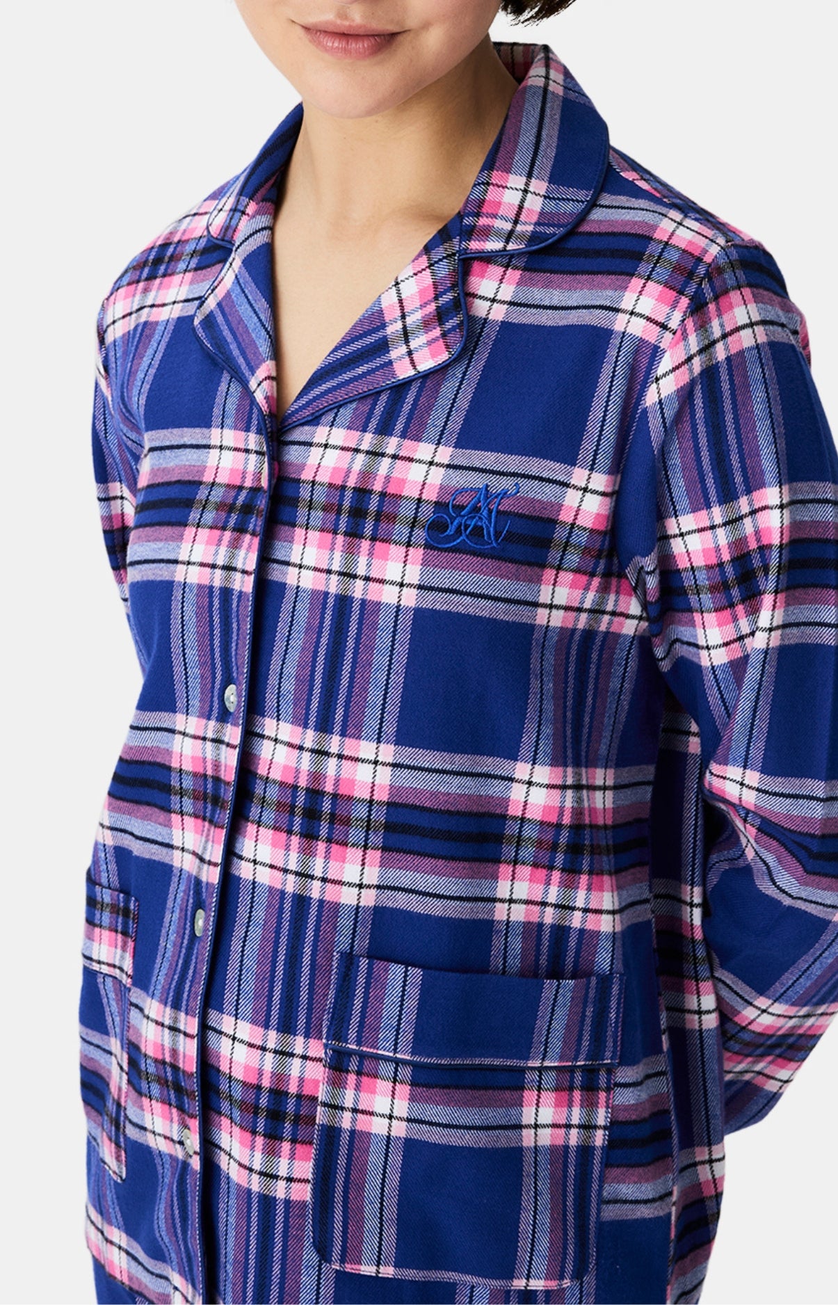 arthur-bob-romy-pyjama-femme-flanelle-roi-manches-longues image 2