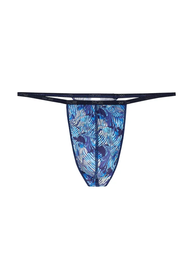 hom-temptation-barrett-403234-40p0bi-string-imprim-bleu-microfibre image 1