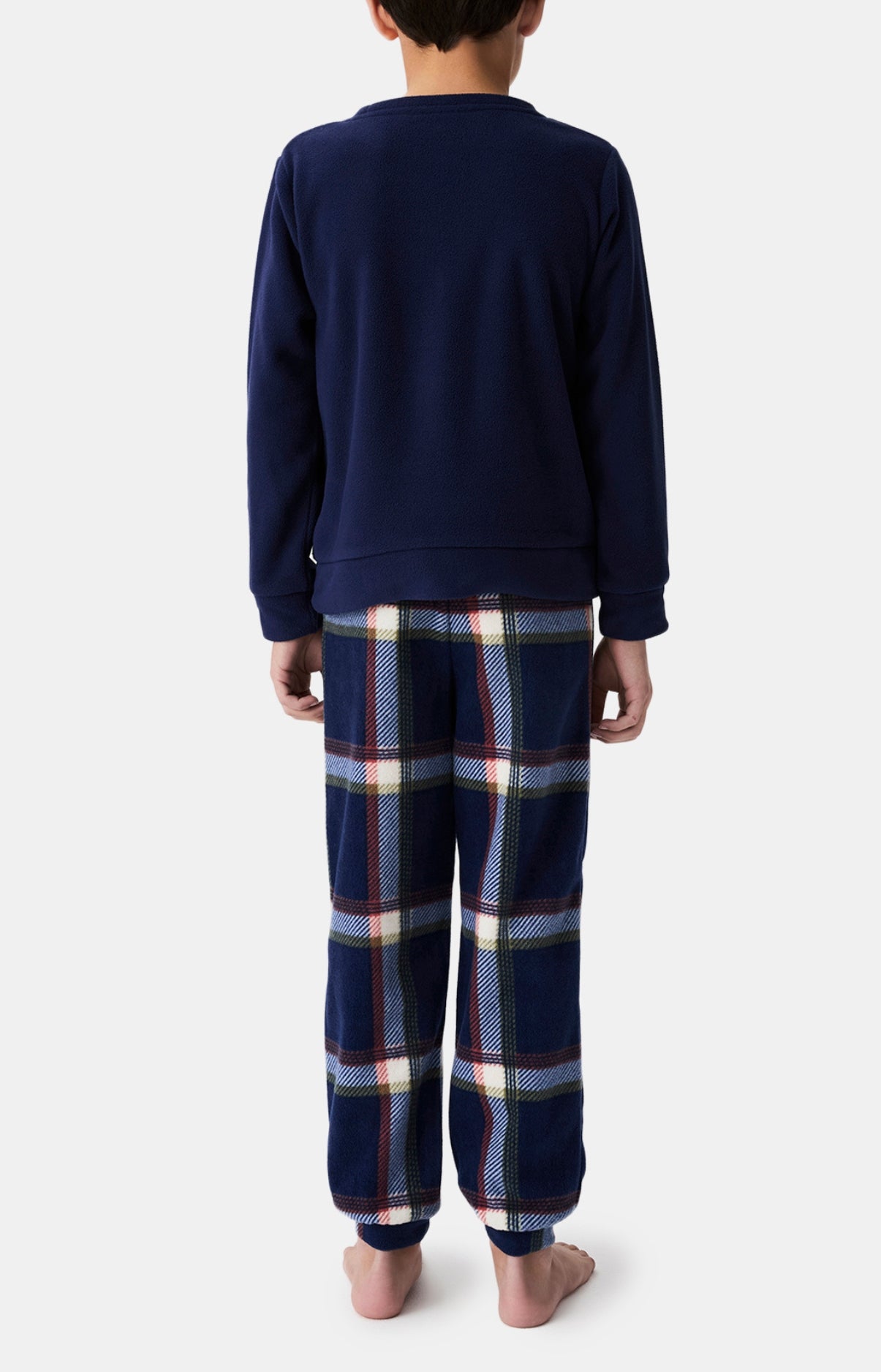 arthur-bob-esprit-livre-pyjama-enfant-marine-micropolaire image 6
