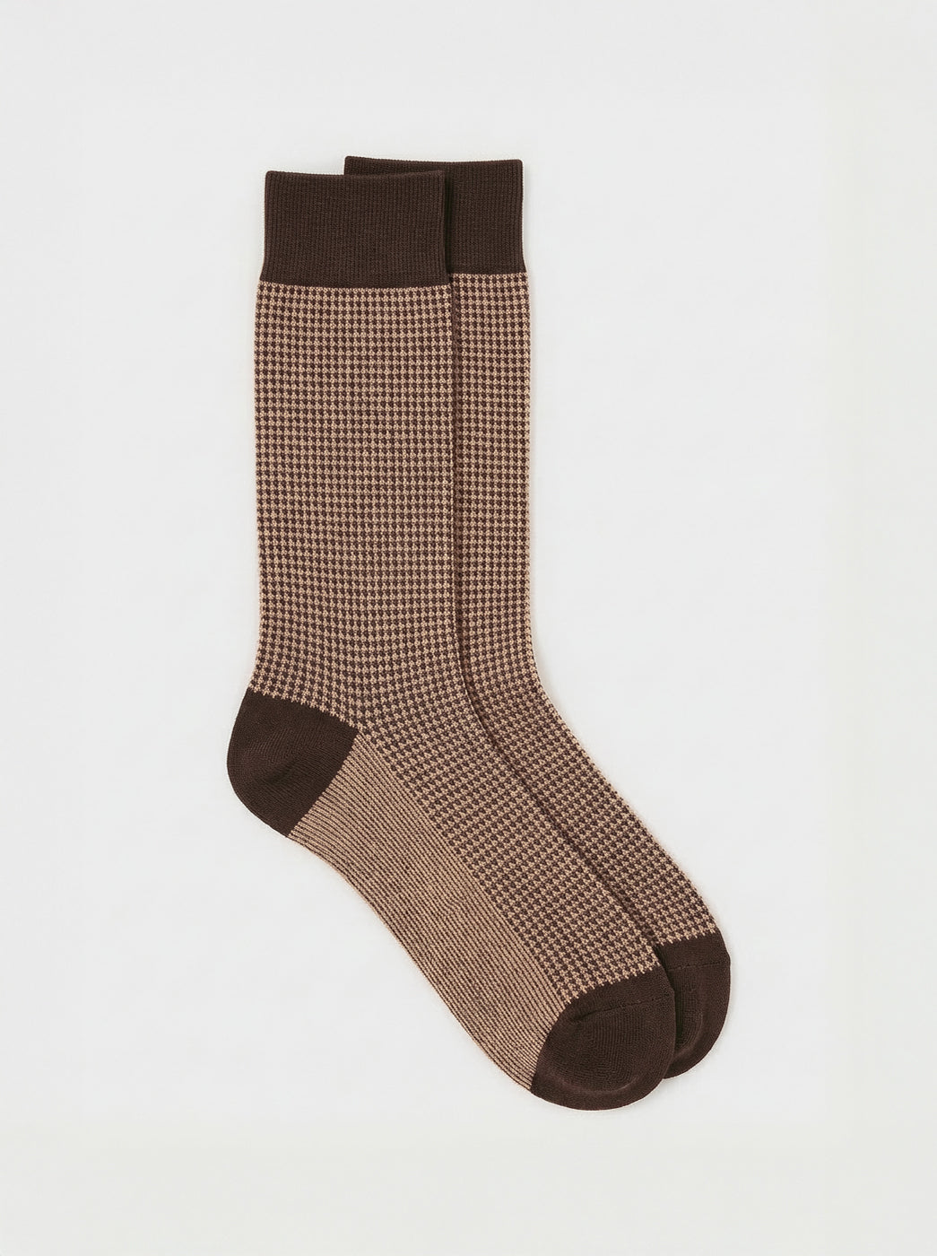 p-trone-pied-de-poule-chaussettes-homme-fil-d-cosse image 3