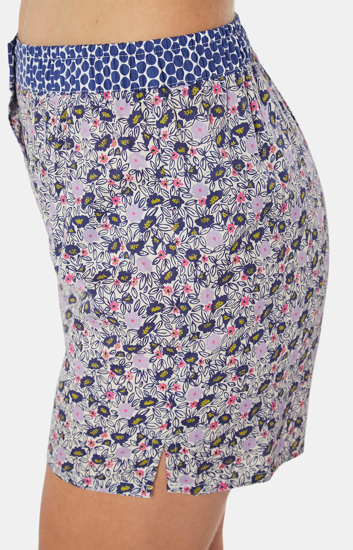 arthur-bob-short-fleur-multicolore-femme-coton image 6