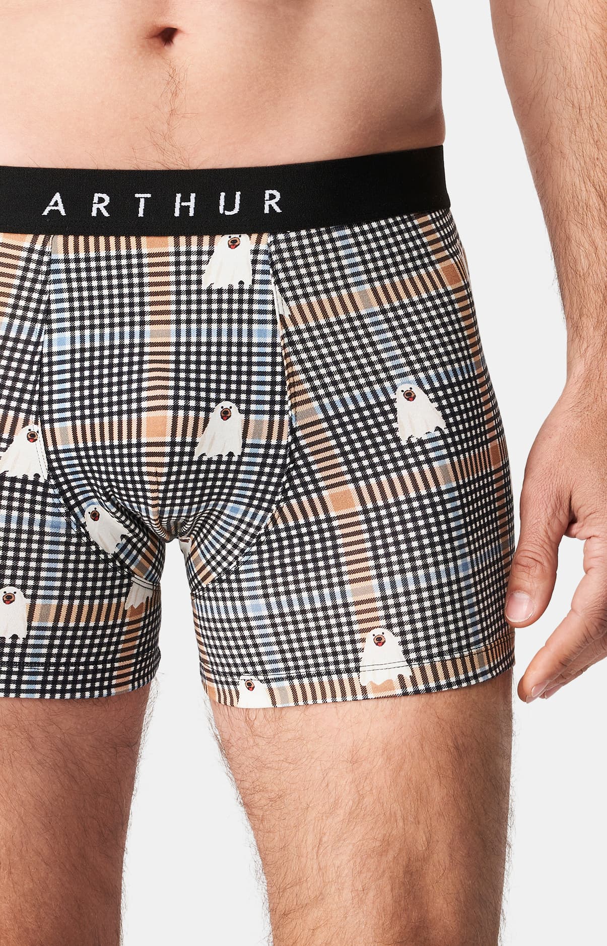 arthur-bob-boxer-coton-bio-noir-dans-de-beaux-draps image 1