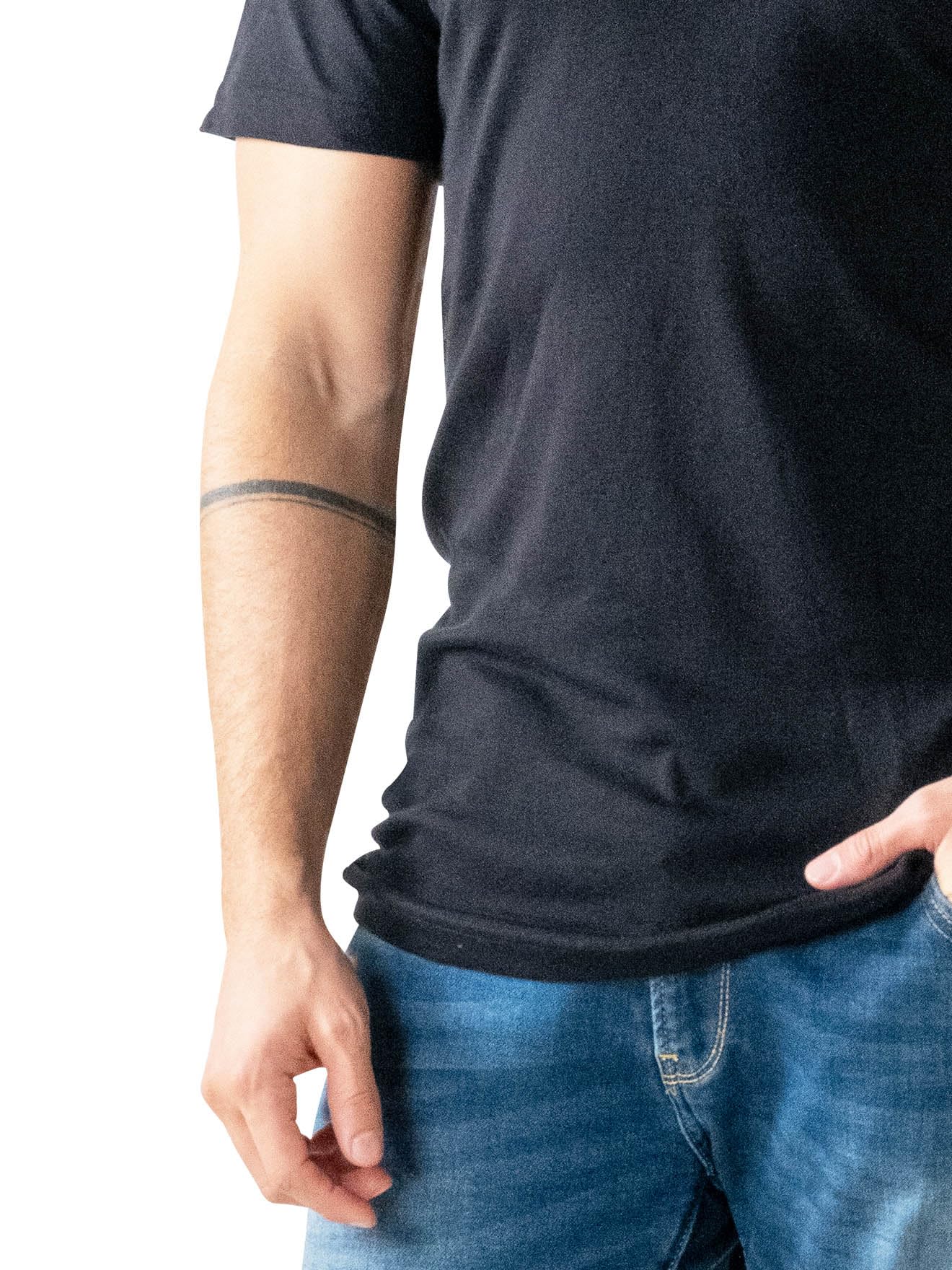 athena-easy-bio-lot-4-t-shirts-homme-col-v-coton-bio image 3