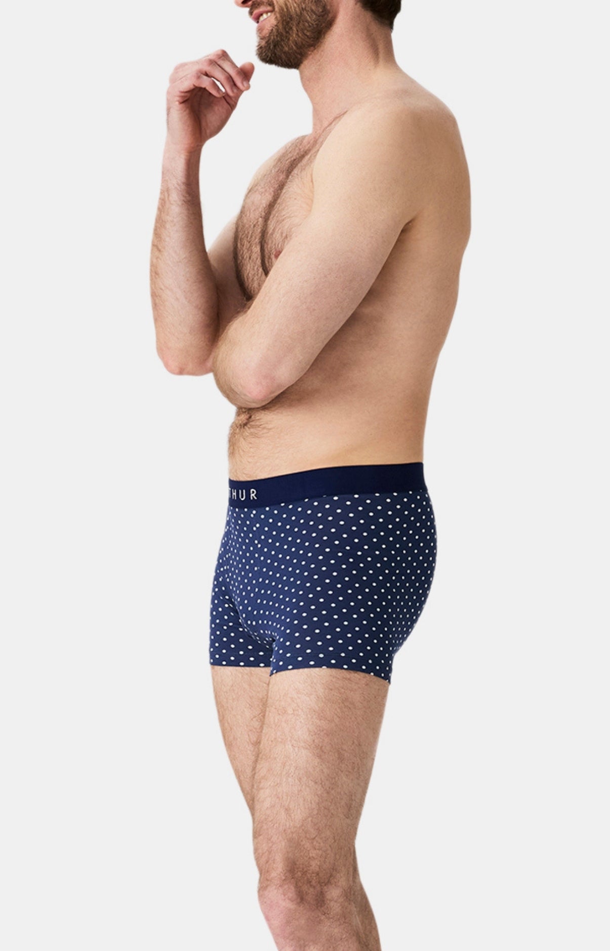 arthur-bob-petit-pois-boxer-marine-coton-bio image 5