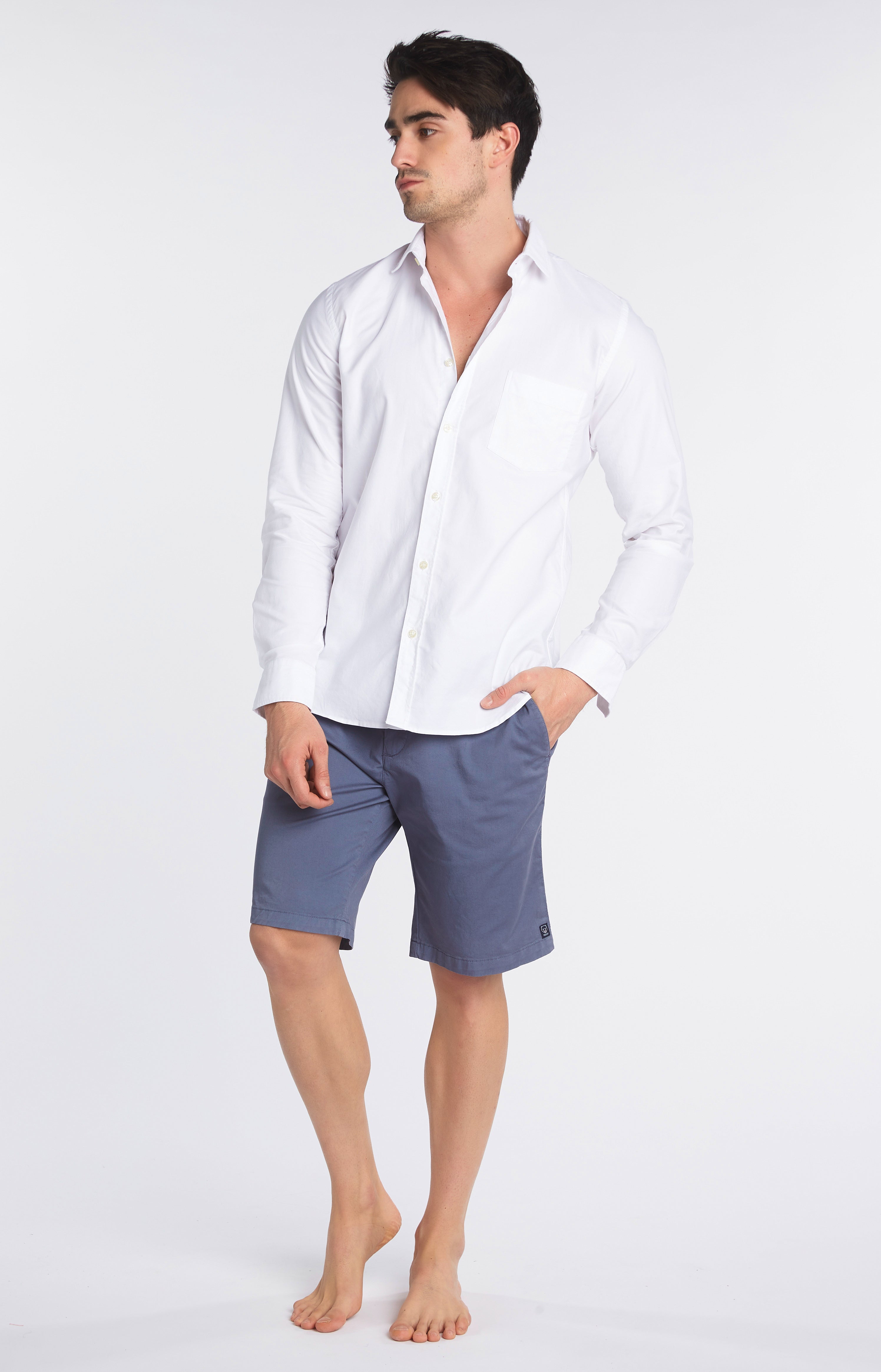 arthur-bob-chemise-unie-blanche-chemise-homme-blanc-l image 2