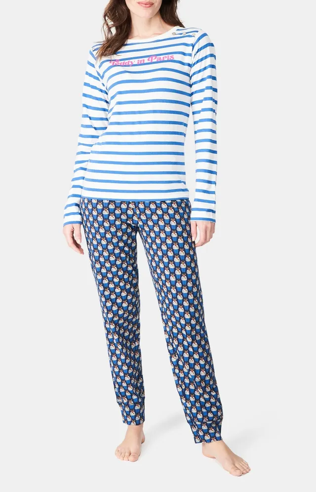 arthur-bob-teddy-in-paris-pyjama-marine-coton-bio image 1