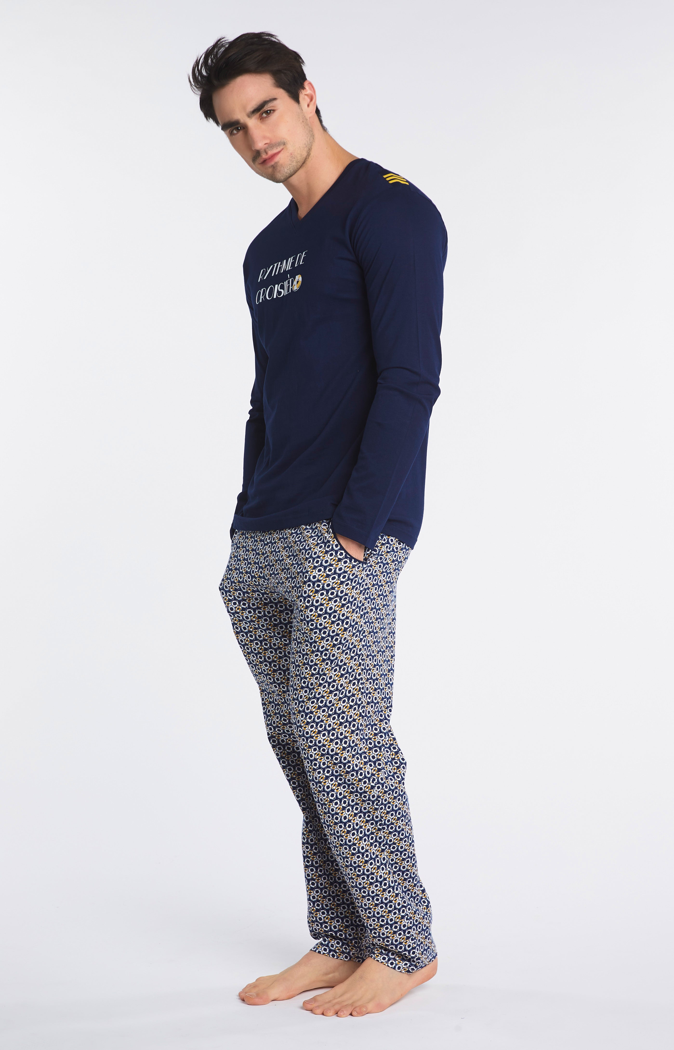 arthur-bob-bou-e-pyjama-long-coton-bio-marine image 4